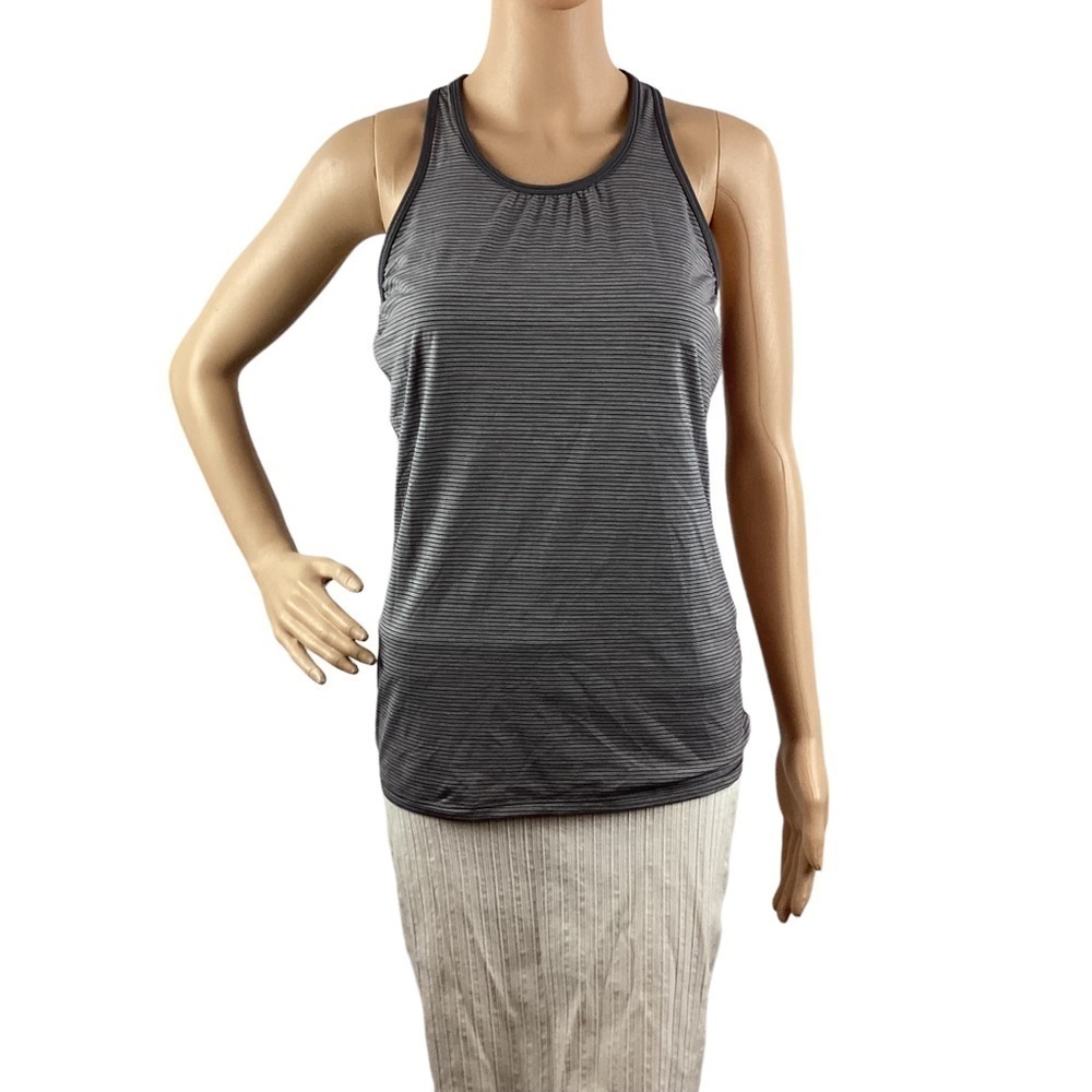 Lululemon Ruche of Adrenaline Tank Top Size 8 Heathered Titanium